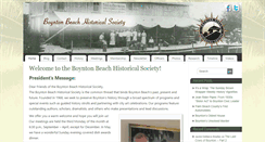 Desktop Screenshot of boyntonhistory.org